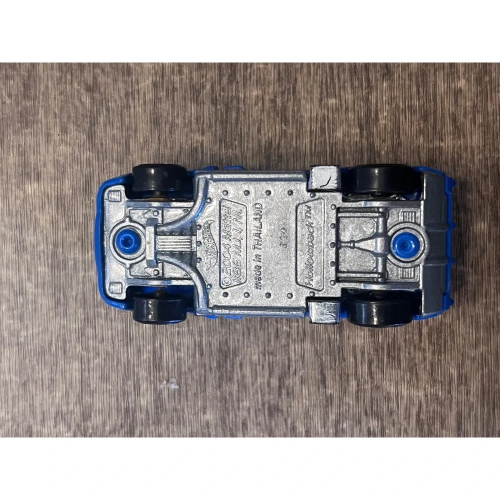 Hot Wheels Hollowback Blue Race Car Loose Die Cast EUC Play Cars Mattel